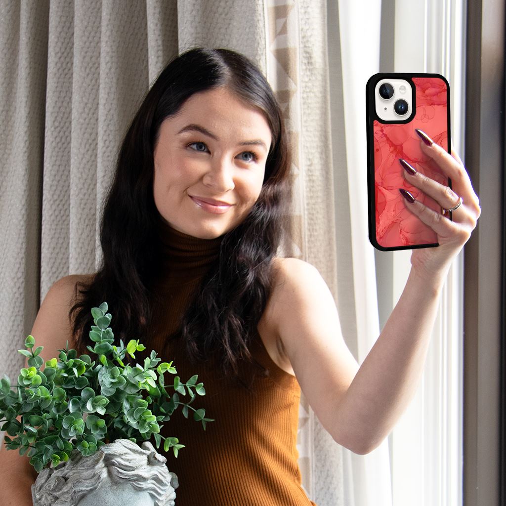 Red Marble iPhone 13 Case Caseco Inc.